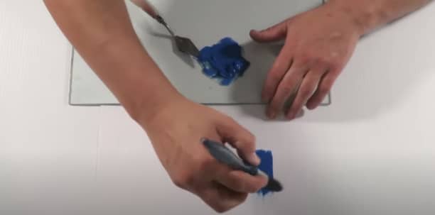 How to make navy blue with acrylic paint