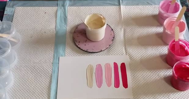 How to make pink paint