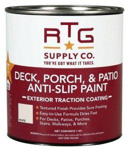 Best White Paint for House RTG Deck, Porch, & Patio Anti-Slip Paint