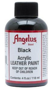 Best black leather paint Angelus Acrylic Leather Paint