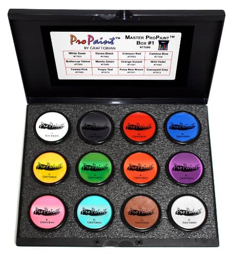 Best body paint for skin Graftobian ProPaint - 12 Color Master Kit