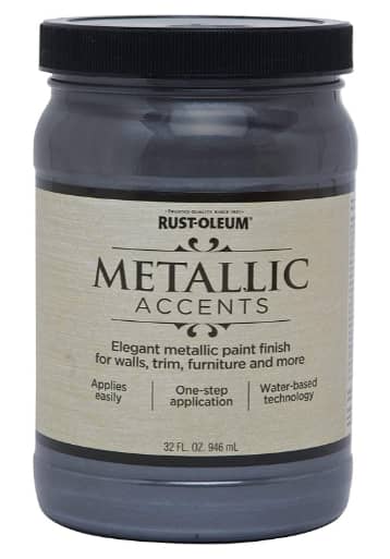 Best Paint For Aluminum Shutters: Rust-oleum metallic accent paint