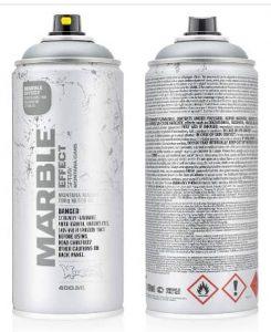 Best shiny silver spray paint Montana Silver Spray Paint with Marble Effect
